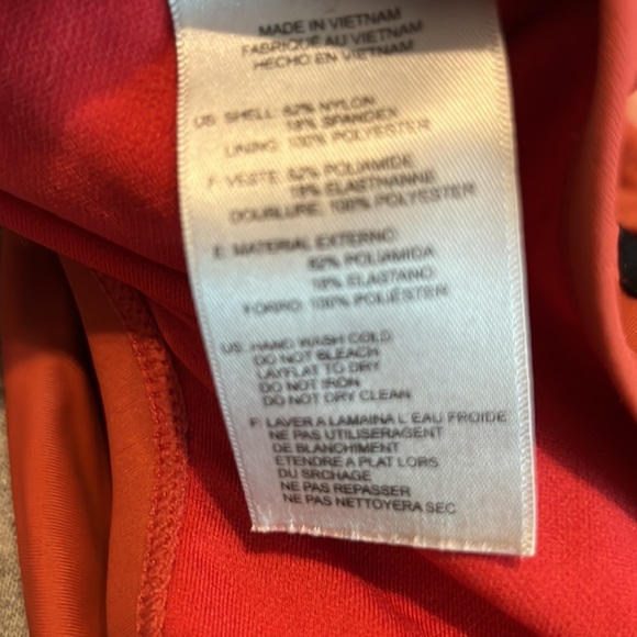 Rust Adidas One Piece Swimsuit/ Size Medium - Picture 8 of 8